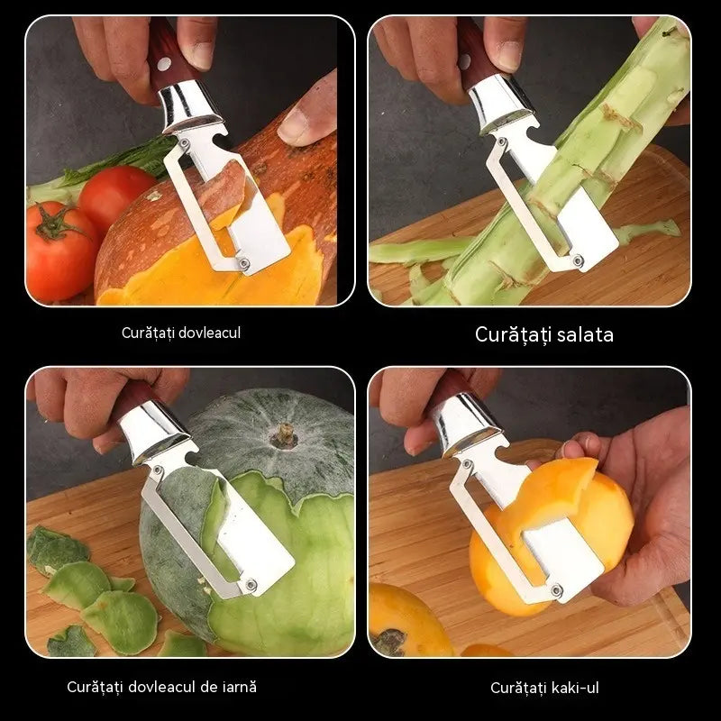 💥Cumpără unul, primești unul gratuit💥🔪Răzuitor multifuncțional din oțel inoxidabil🧅Poți curăța fructe și legume, tăia carne și deschide sticle