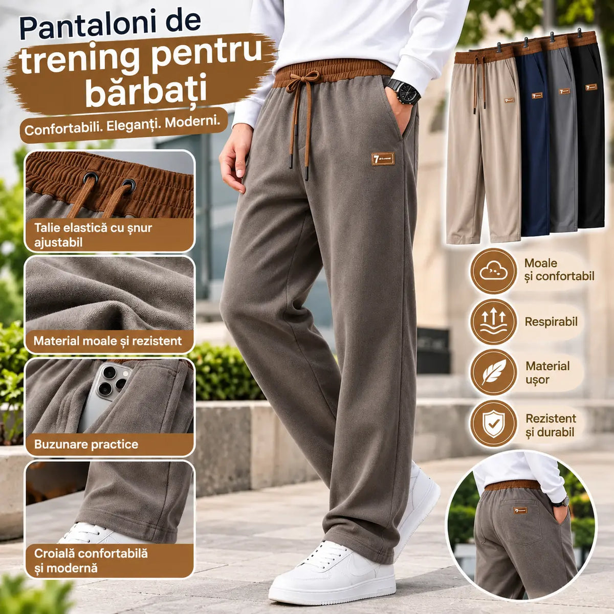 【M-4XL】 Pantaloni casual din bumbac, de înaltă calitate – colecția 2026.