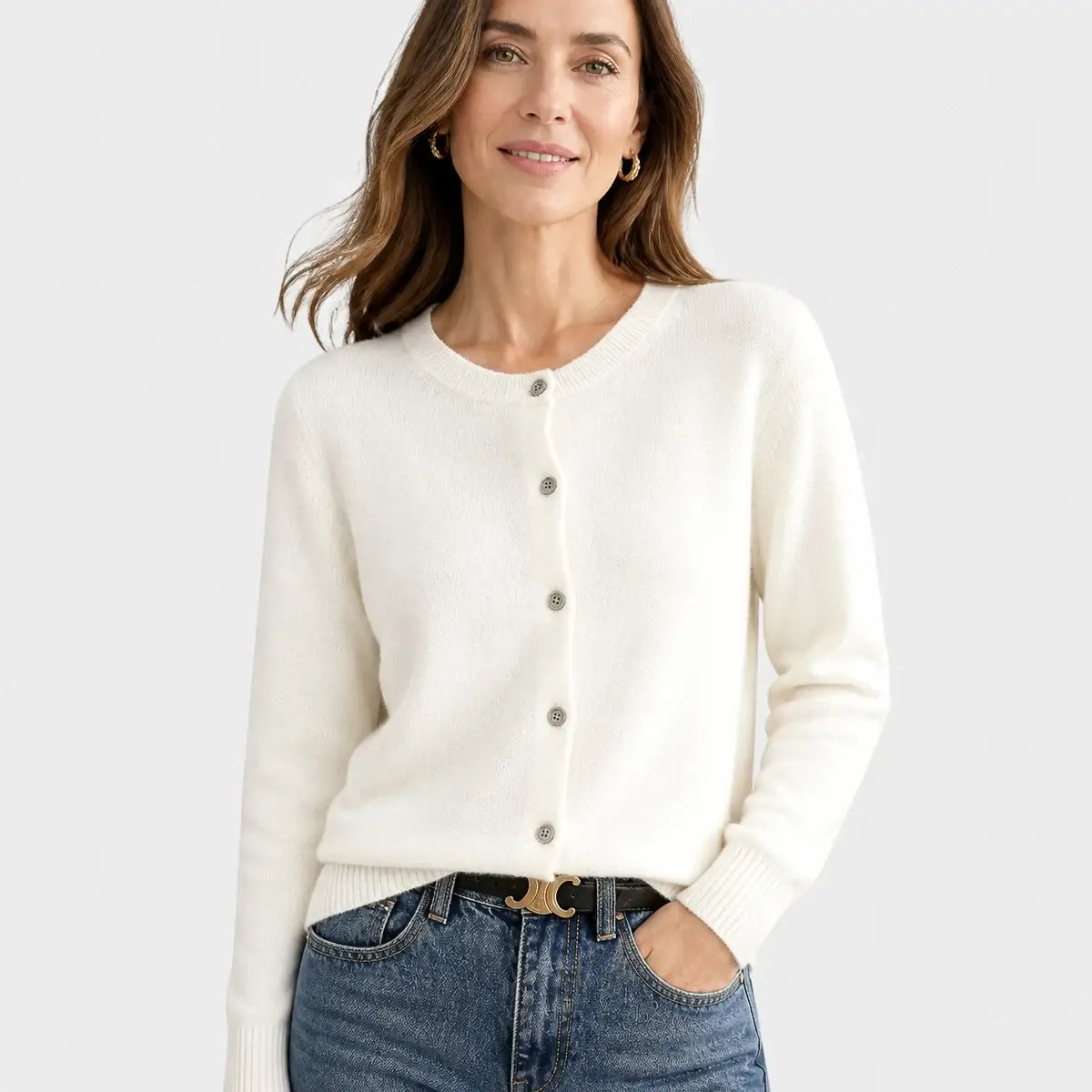 🔥💥【40–80 kg】Cardigan din tricot cu amestec de cașmir (Toamnă/Iarnă 2026) – elegant și versatil – disponibil cu plata la livrare