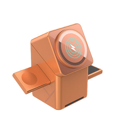 ✨Oferte Incendiare – Stație de Încărcare Wireless Magnetică și Pliabilă 3 în 1