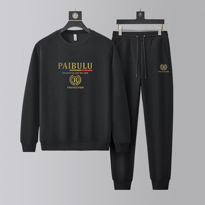 🔥Męski, codzienny, jesienny garnitur sportowy, nowy👕👖【bluza + spodnie】