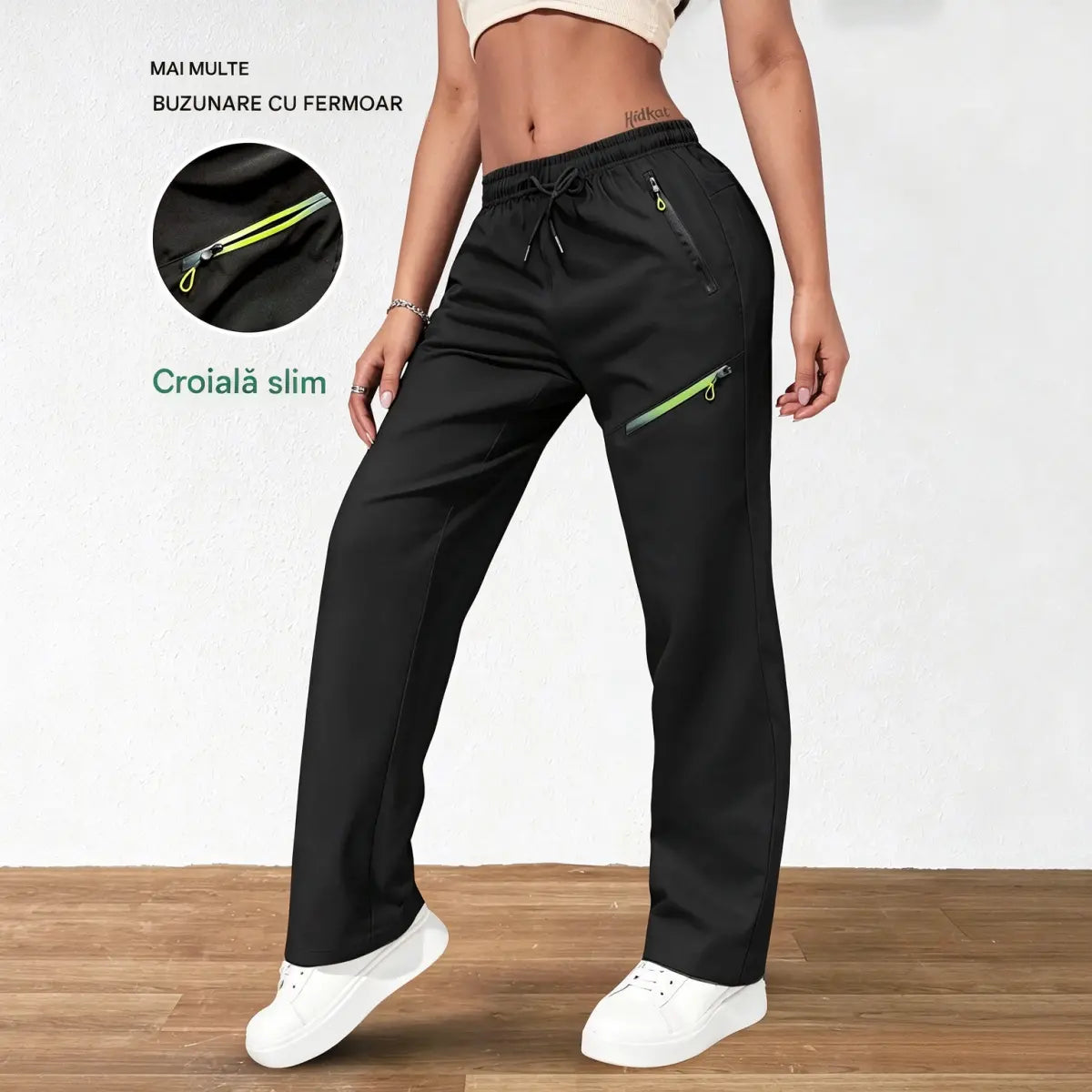 ⏳ Ofertă limitată 🔥 Pantaloni cargo cu croială dreaptă pentru femei — Talie elastică; ideali pentru muncă, călătorii și ținutele de zi cu zi 👖✨