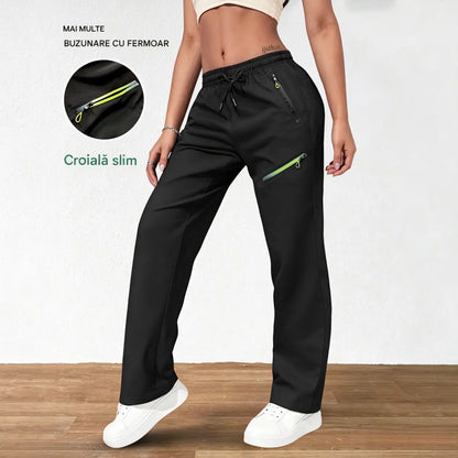 ⏳ Ofertă limitată 🔥 Pantaloni cargo cu croială dreaptă pentru femei — Talie elastică; ideali pentru muncă, călătorii și ținutele de zi cu zi 👖✨
