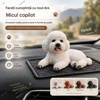 🐶✨Ornament auto în formă de pudel: cea mai adorabilă îmbunătățire pentru bordul mașinii