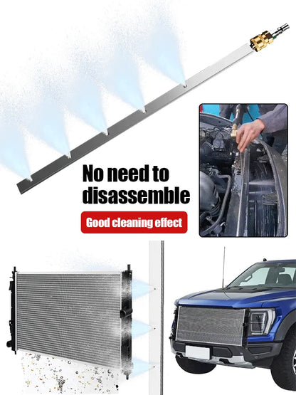 ✨Soluție practică pentru curățarea radiatorului auto fără demontare