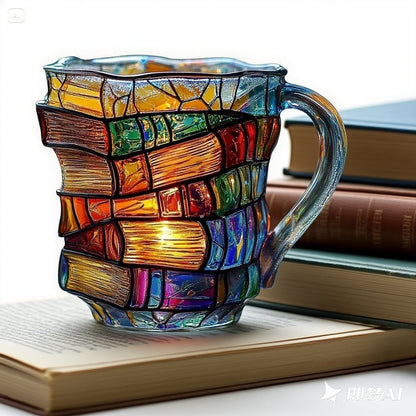 ✨【Оферта с ограничено време】📚2025 Нова най-продавана 3D чаша за кафе във формата на книга