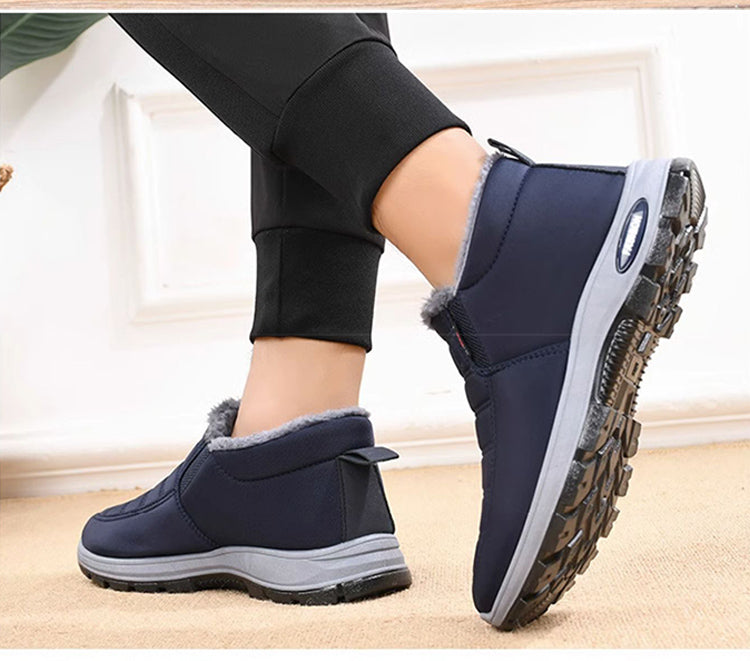 🔥【35–48】 Cizme de iarnă unisex, cu căptușeală pufoasă, călduroase, confortabile și antiderapante, ideale pentru vremea rece