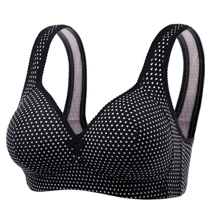 👙【Compra 1 y llévate 1 gratis】🔥【50-90KG】Sujetador sin aros mujer talla grande con copa ligera y cierre trasero ajustable