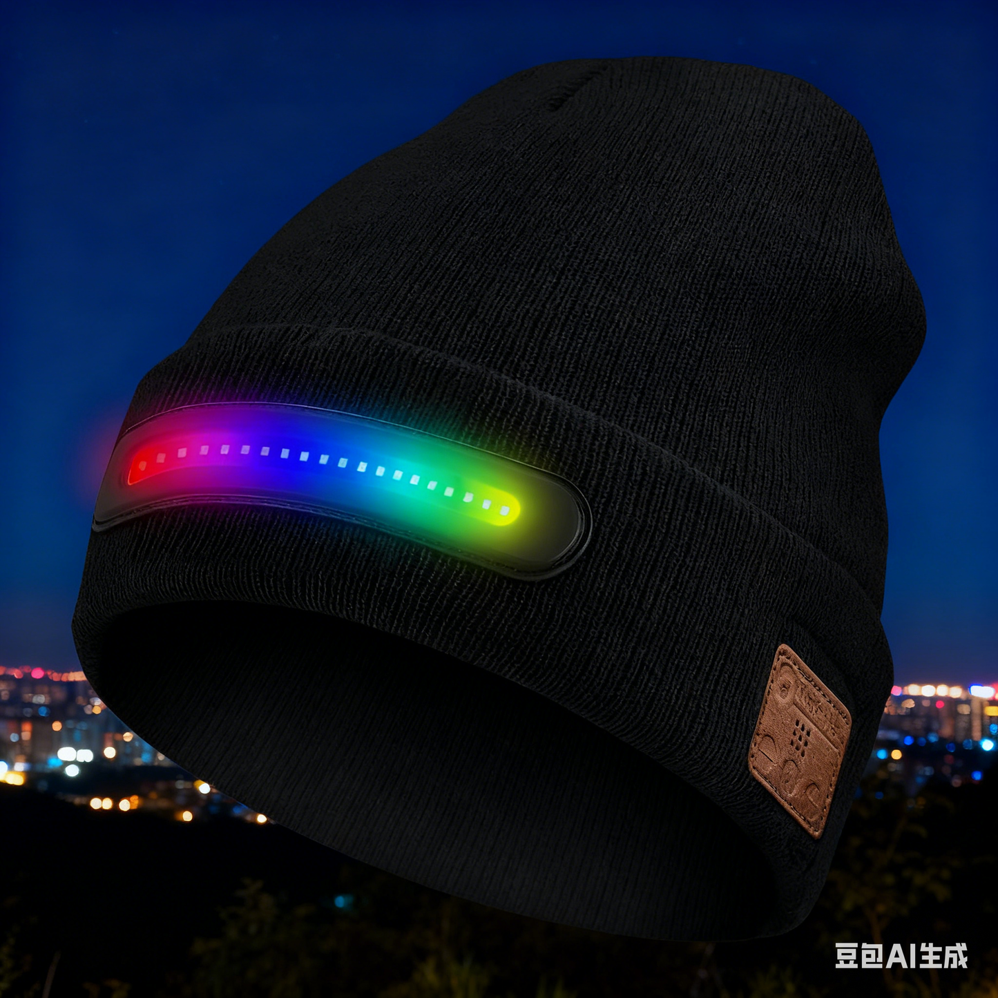 🔥🧢Ładowane czapki z LED i Bluetooth, utrzymujcie ciepło💡