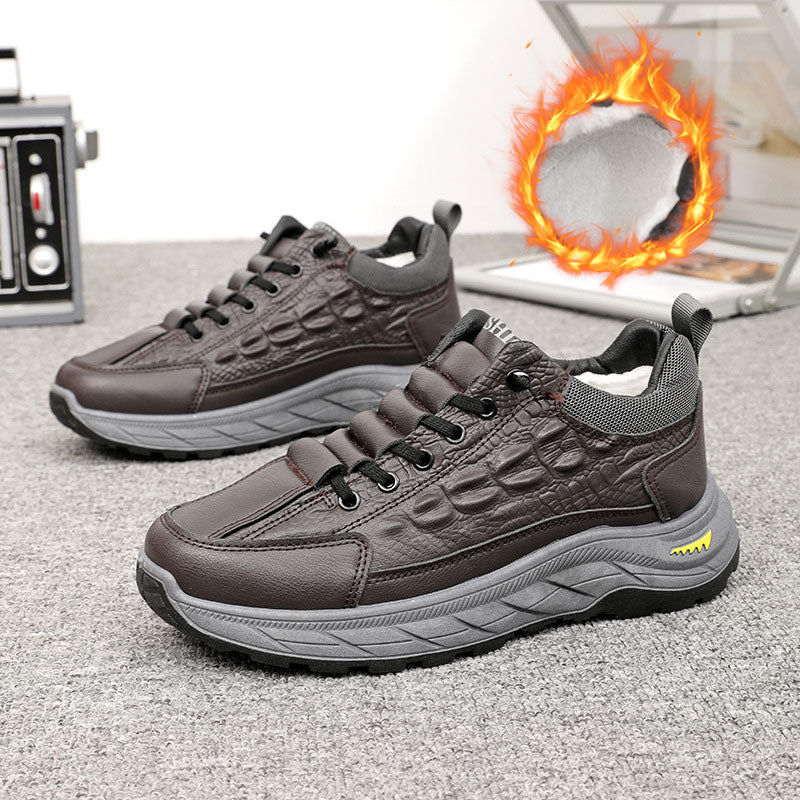 🔥👟Buty zimowe z grubą podeszwą – świetna amortyzacja i pewny krok na śliskich ulicach