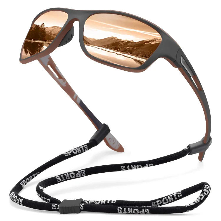 🚵‍♂️😎 【Cumpără 1 Primești 1 Gratuit】🕶⚡ Ochelari de soare sport pentru bărbați, polarizați, cu lentile oglindite, moderni și rezistenți la praf, ideali pentru ciclism în aer liber