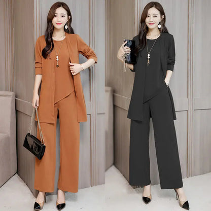🔥【Costum din trei piese】🔥【S-5XL】 2026 Îmbrăcăminte profesională casual pentru femei, la modă și simplă（40-100kg）