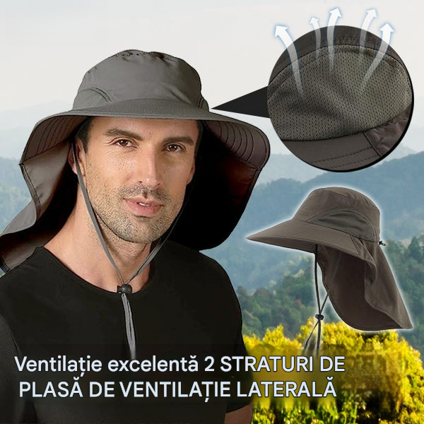 🔥【Cumpără 1, primești 1 gratuit】🔥Pălărie universală de vară pentru pescuit cu protecție solară 2026 ✅️Ramburs la livrare