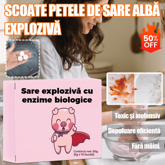 🎁【Recent dezvoltat de medicii japonezi】Tablete efervescente cu enzime biologice – putere mare de curățare, rufe albe și strălucitoare