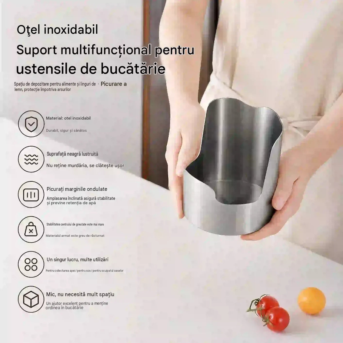 🔥 【Cumperi unul, primești unul gratuit】🥄 Organizator multifuncțional pentru ustensile de bucătărie: păstrează totul organizat și la îndemână ✨🏠