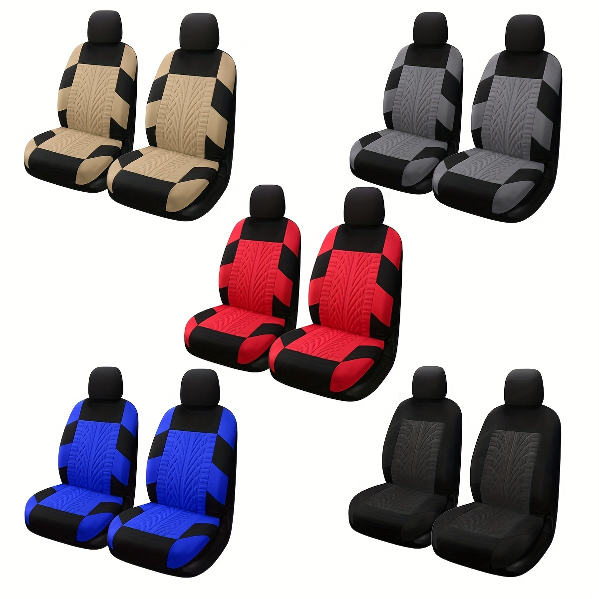 🚗🚗【50% de descuento 🔥】Juego de fundas universales para asientos de coche 2026 modernas, piel suave, 2 piezas ✅️ Pago contra reembolso
