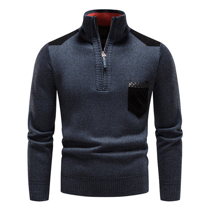 ❤️‍🔥 Pulover bărbătesc cu fermoar, stil casual, pentru toamnă și iarnă (M–3XL)