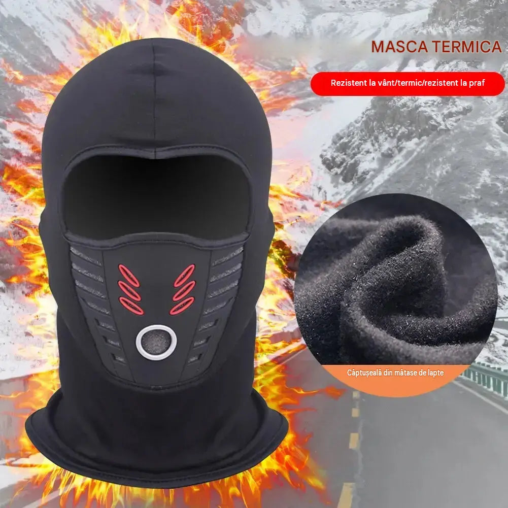☀️🔥Mască integrală, rezistentă la frig, pentru schi și iarnă, rezistentă la vânt și călduroasă, unisex