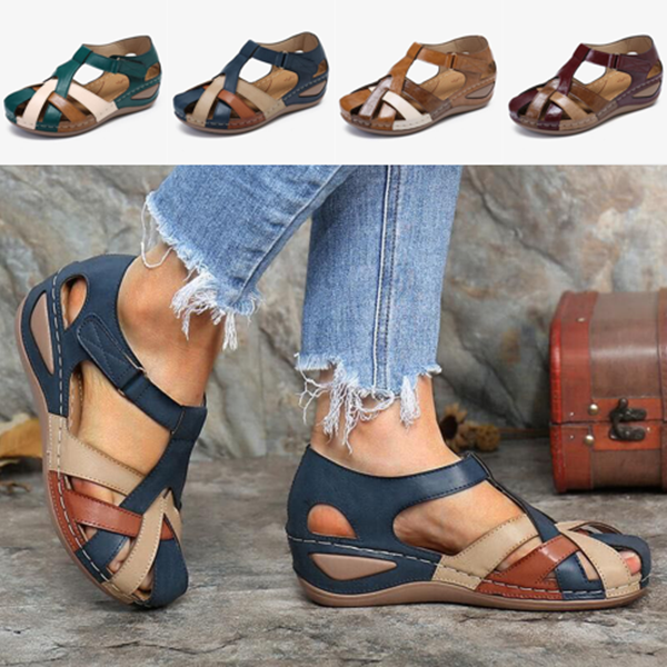 ✨🩰【Promociones fuera de temporada】【35-43】Sandalias romanas cómodas de piel suave para mujer