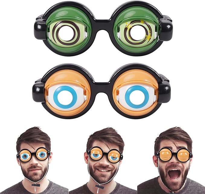 🔥Specjalna oferta świąteczna: 50% zniżki!! 🏆Oferta ograniczona czasowo💥Zabawne okulary do mrugania🥸