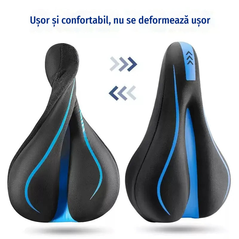🔥🚲 Husă pentru șa de bicicletă din silicon și piele moale elastică: confort maxim și protecție completă