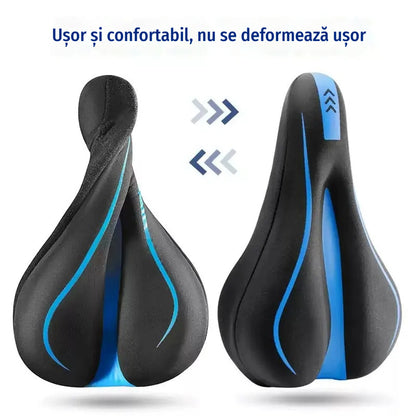 🔥🚲 Husă pentru șa de bicicletă din silicon și piele moale elastică: confort maxim și protecție completă