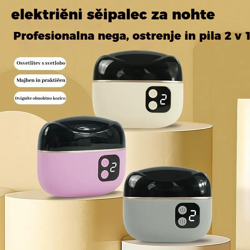 👶💅 Časovno omejena ponudba✨ Avtomatska pilica za nohte za splošno uporabo, varna in nežna nega nohtov