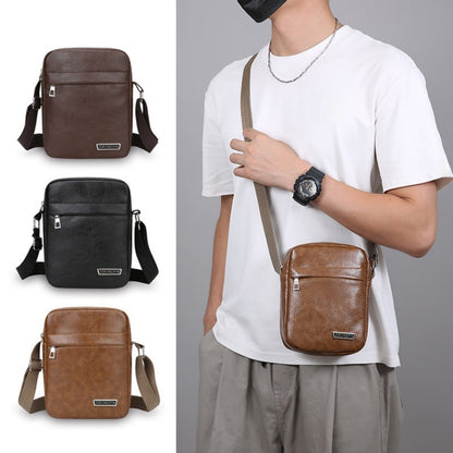 🔥【Compra 1 y llévate 1 gratis】Bolso de hombro de cuero genuino para negocios de moda para hombre