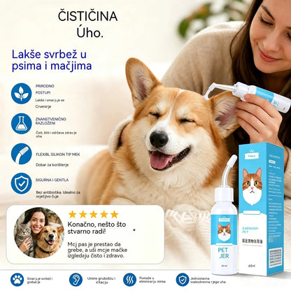 🐶🐱 【Cumpără 1 Primești 1 Gratuit】Soluție de curățare a urechilor pentru a calma mâncărimile la câini și pisici.