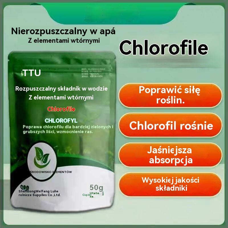 🌿🌿【10 toreb】Rozpuszczalny w wodzie nawóz z chlorofilem, nawóz dolistny do kwiatów, drzew owocowych i warzyw, wspomaga wzrost korzeni, wzrost sadzonek i zwiększa plony. Rozpuszczalny w wodzie nawóz rolniczy.