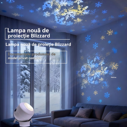 🌈💡Proiector LED rotativ dinamic cu efecte de lumină în șapte culori
