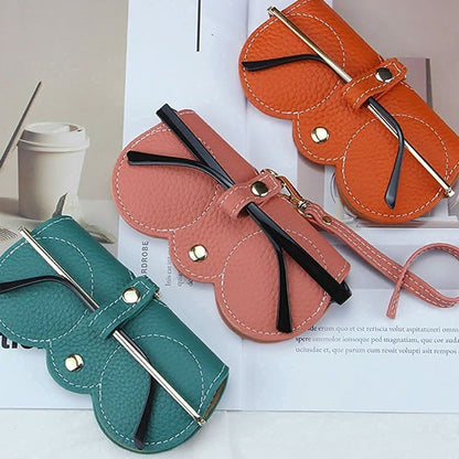 🔥【Compra 2, llévate 1 gratis】Bolsa de gafas de sol de cuero suave