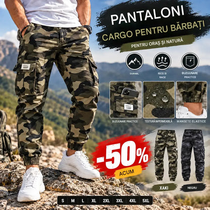 🛠️ Reducere de 60%! 👖 Pantaloni de lucru rezistenți, în stil tactic – amestec de nailon și bumbac, buzunare funcționale multiple, ideali pentru activități în aer liber 🌲