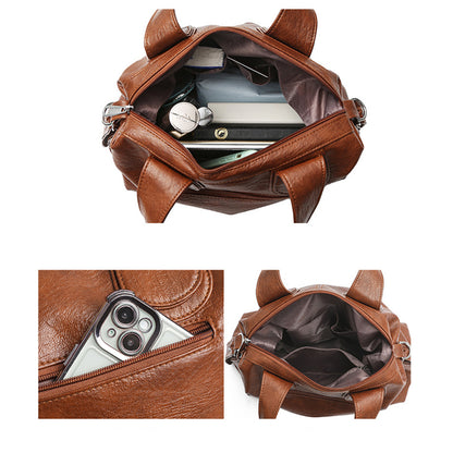 🔥🎒Bolso de mano para mujer 2026: piel suave, informal, versátil y de gran capacidad.
