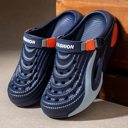 👟 50% reducere 🌬️ Sandale universale pentru bărbați cu talpă groasă din EVA: antiderapante, super ușoare și respirabile, ideale pentru plajă, sport și purtare zilnică 🏃‍♂️