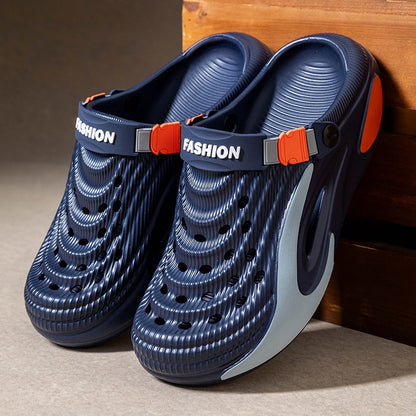 👟 50% reducere 🌬️ Sandale universale pentru bărbați cu talpă groasă din EVA: antiderapante, super ușoare și respirabile, ideale pentru plajă, sport și purtare zilnică 🏃‍♂️