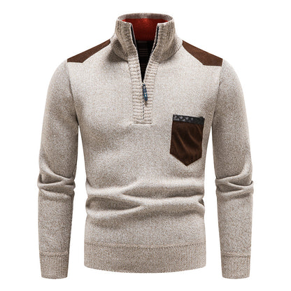 ❤️‍🔥 Pulover bărbătesc cu fermoar, stil casual, pentru toamnă și iarnă (M–3XL)
