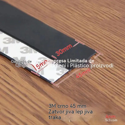 🚪【5M】Bandă de etanșare din PVC pentru uși – protecție împotriva prafului și curentului de aer