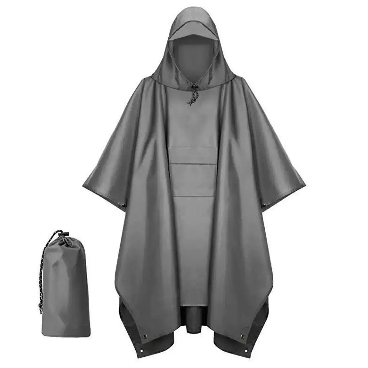 🌧️ Poncho de Ploaie Multifuncțional 3 în 1 – Pelerină, adăpost și saltea de picnic într-un singur produs! 🌲⛰️