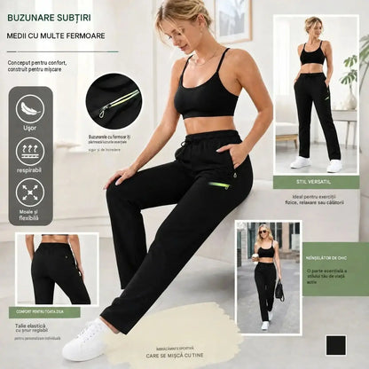 ⏳ Ofertă limitată 🔥 Pantaloni cargo cu croială dreaptă pentru femei — Talie elastică; ideali pentru muncă, călătorii și ținutele de zi cu zi 👖✨