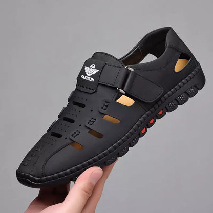 👞 Sandale bărbătești din piele naturală – respirabile, confortabile și antiderapante pentru mersul zilnic