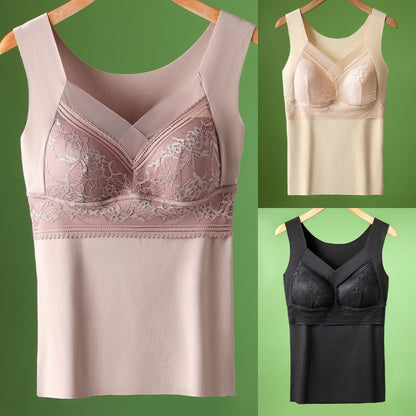 🔥【Set de 3】❤️【Pentru 40–100 kg】Sutien din dantelă pentru femei (toamnă/iarnă) – design elegant la spate, susținere confortabilă și croială care modelează silueta.