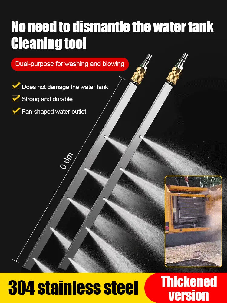 ✨Soluție practică pentru curățarea radiatorului auto fără demontare