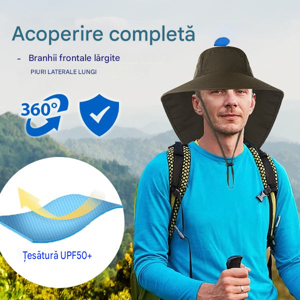 🔥【Cumpără 1, primești 1 gratuit】🔥Pălărie universală de vară pentru pescuit cu protecție solară 2026 ✅️Ramburs la livrare
