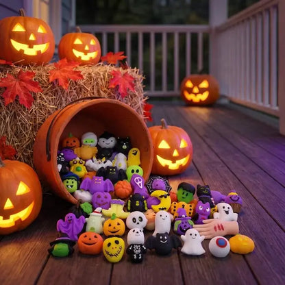 50 la 159 lei🎃 Jucării antistres în formă de empanada, cu tematică de Halloween – adorabile empanada în formă de dovleac-fantomă.