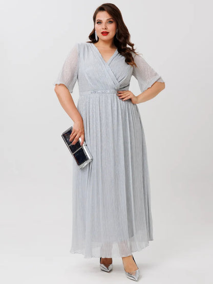 【S-5XL】👗Sukienka z błyszczącym gradientem｜Lekka i zwiewna｜Elegancka i odmładzająca