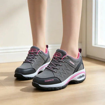 Pantofi sport de damă cu pernă de aer și talpă moale – Model casual cu platformă, respirabili și confortabili (Mărimi 35–42)