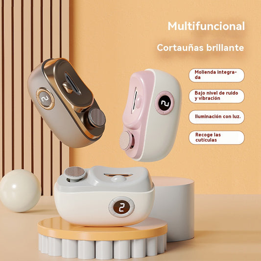 ✂️💅 Wielofunkcyjny elektryczny pilnik do paznokci, elektryczny obcinacz do paznokci z zabezpieczeniem przed przytrzaśnięciem