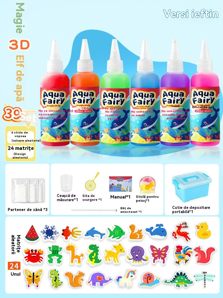 🎨Kreatywny zestaw dla dzieci – 【6 kolorów + 24 kształty】Bezpieczne materiały, nieograniczona zabawa i wyobraźnia