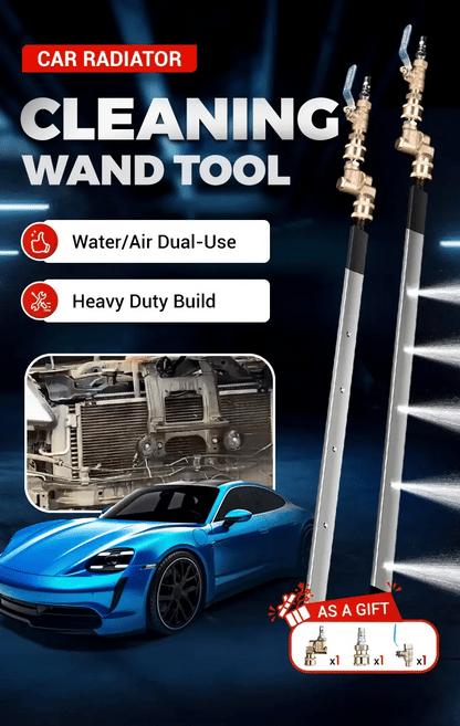 ✨Soluție practică pentru curățarea radiatorului auto fără demontare